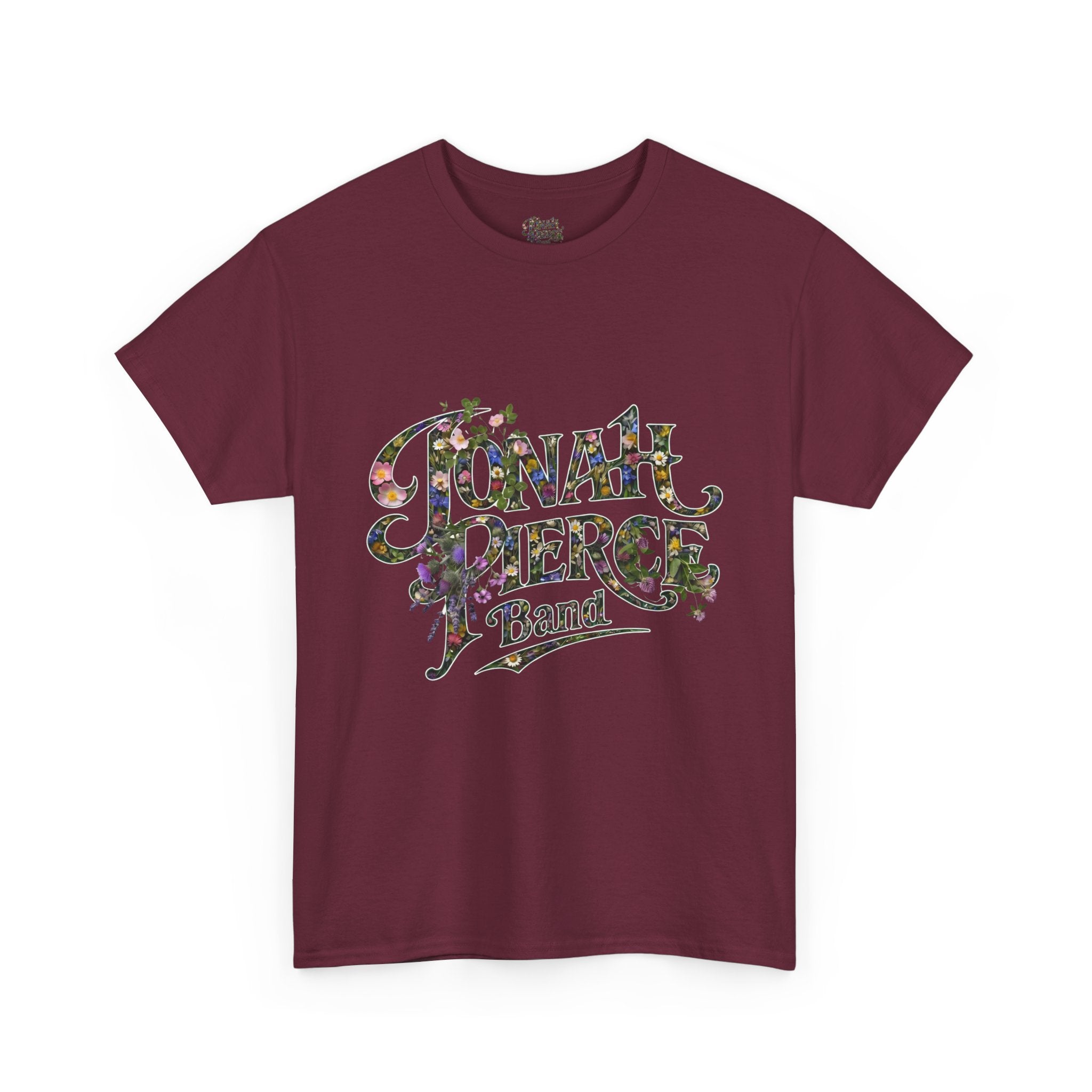 Jonah Pierce Band Wildflowers Logo T-shirt (Front Logo)