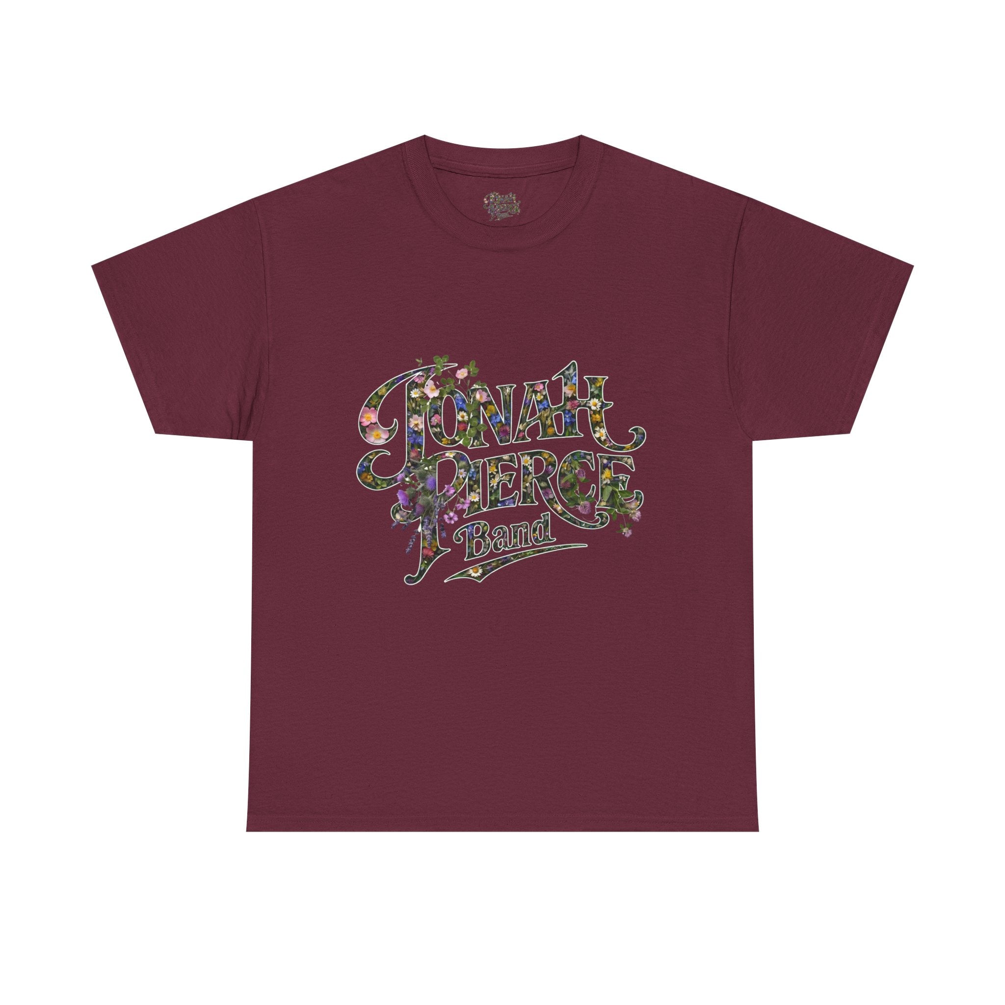 Jonah Pierce Band Wildflowers Logo T-shirt (Front Logo)