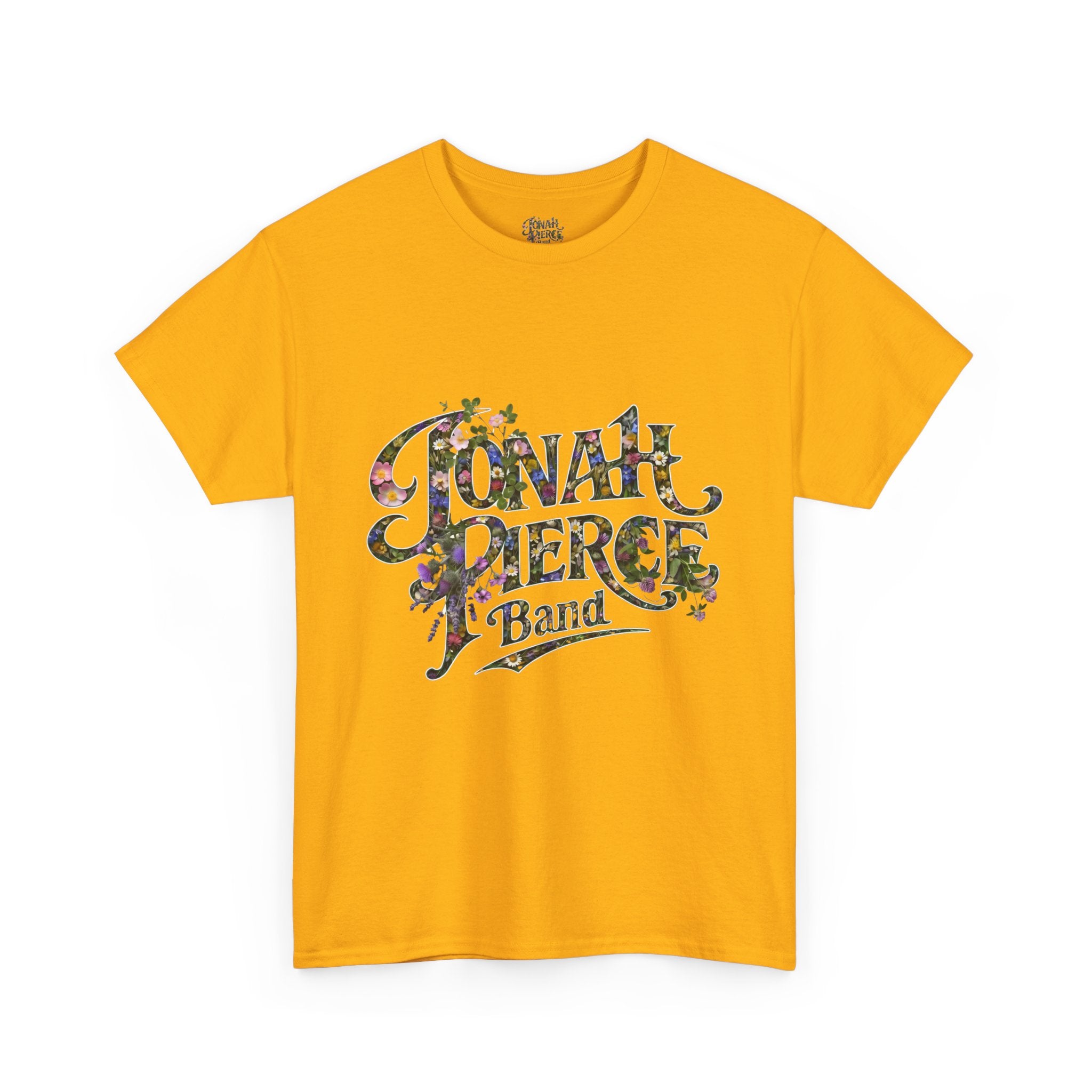 Jonah Pierce Band Wildflowers Logo T-shirt (Front Logo)
