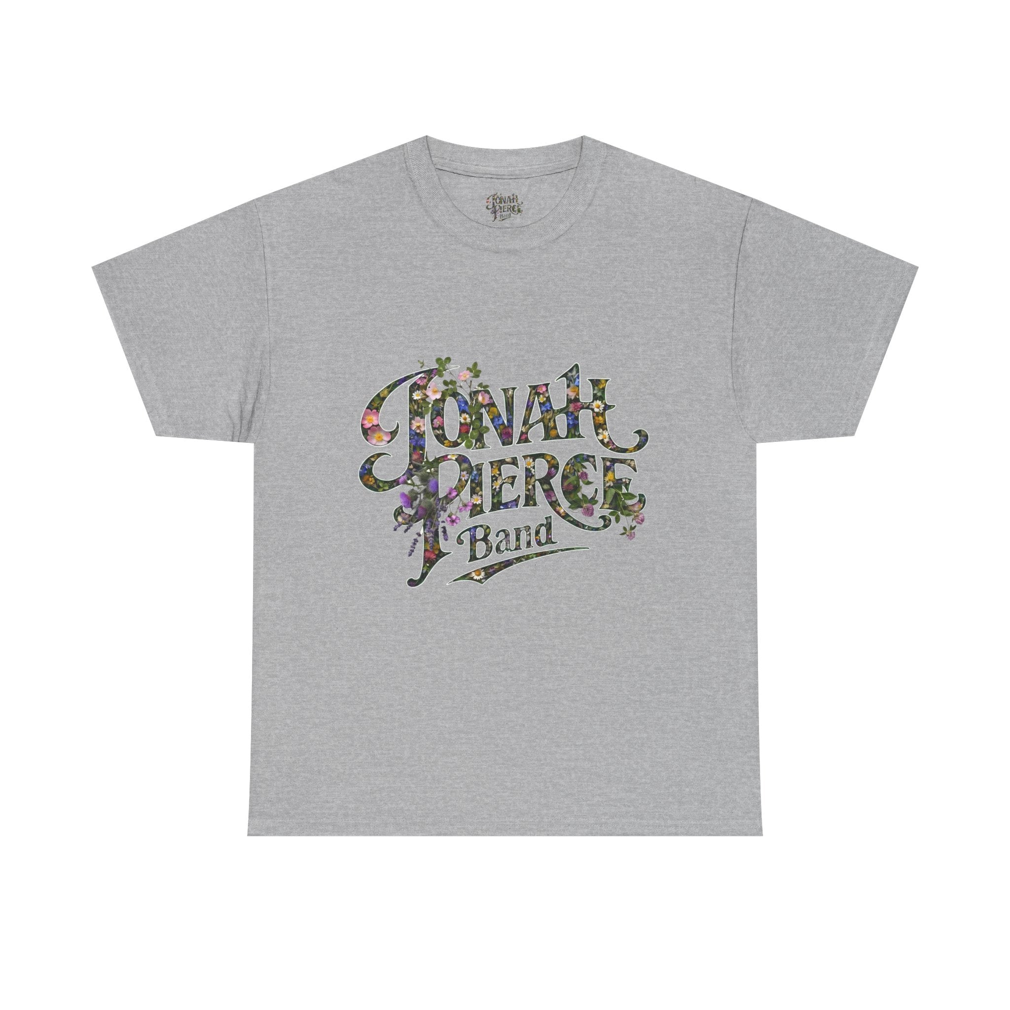 Jonah Pierce Band Wildflowers Logo T-shirt (Front Logo)