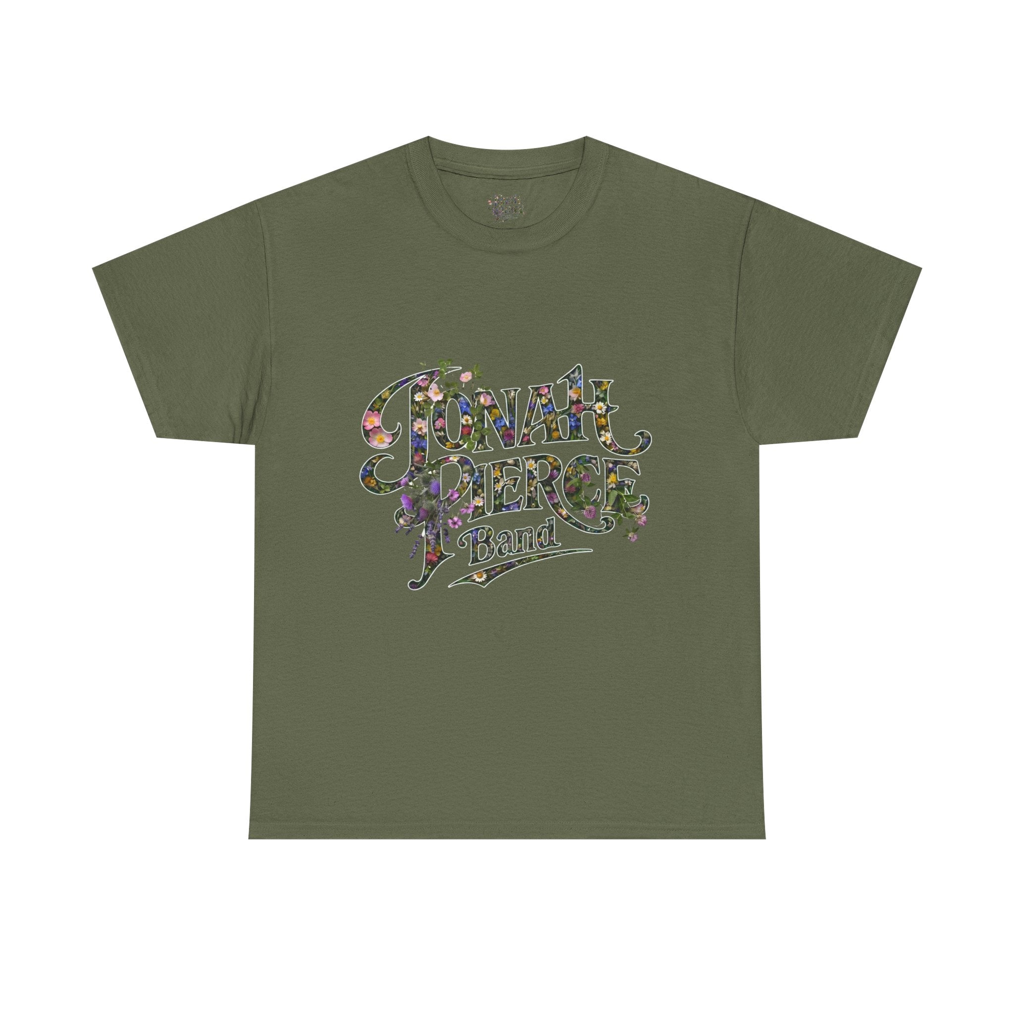 Jonah Pierce Band Wildflowers Logo T-shirt (Front Logo)
