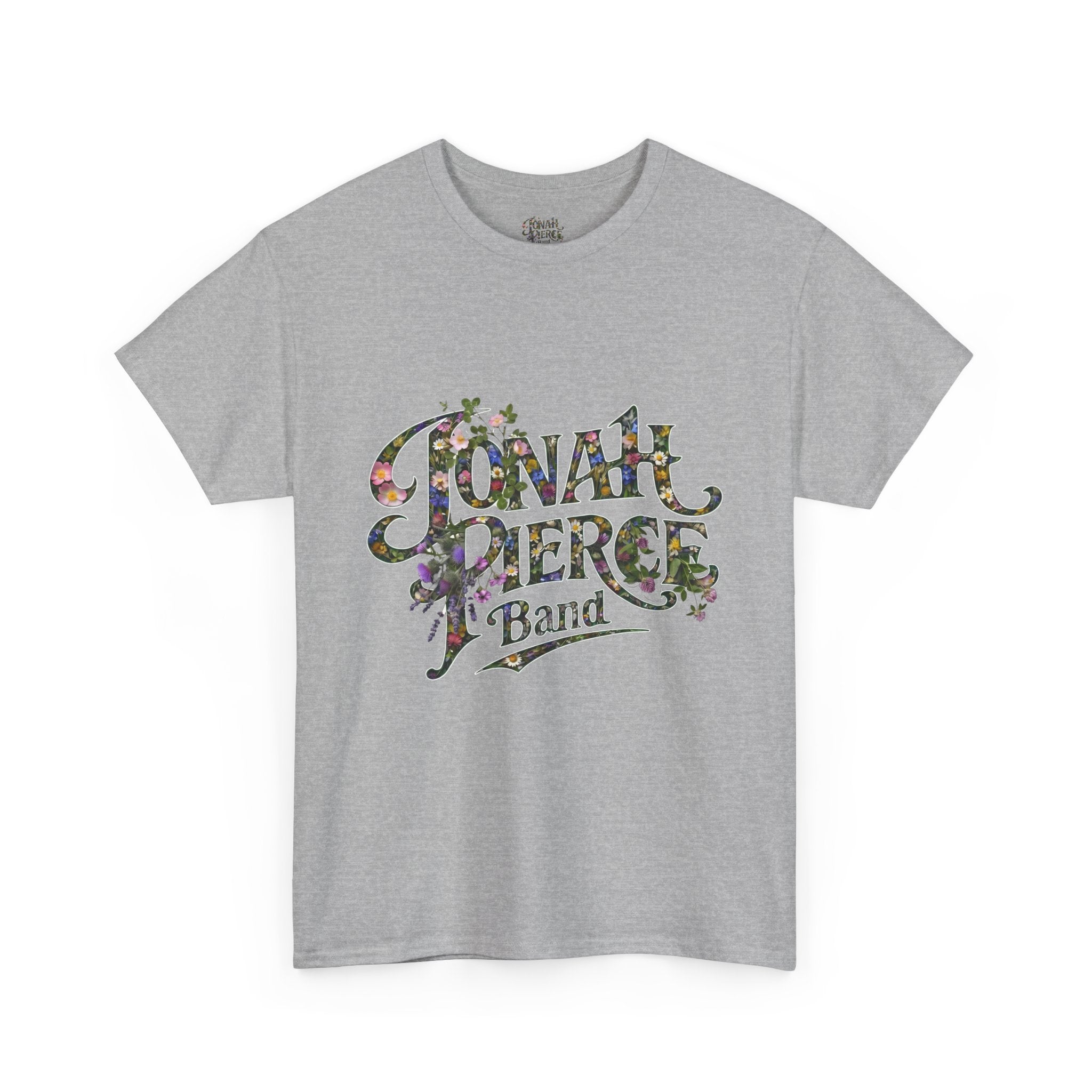 Jonah Pierce Band Wildflowers Logo T-shirt (Front Logo)