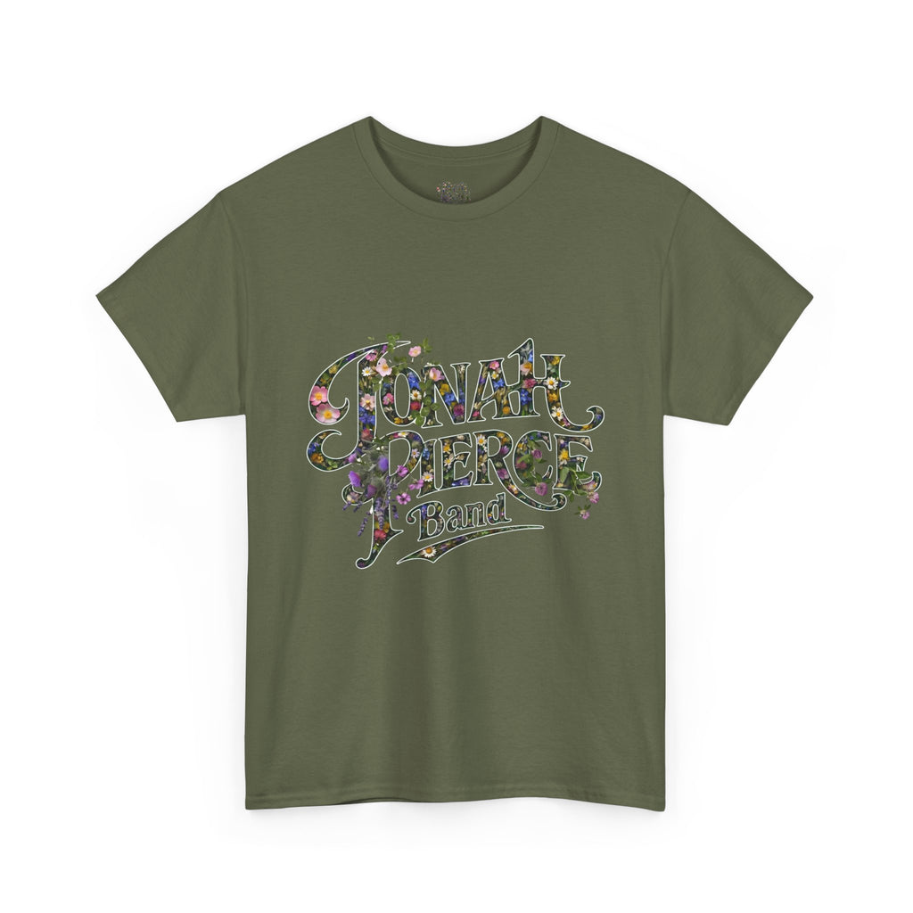 Jonah Pierce Band Wildflowers Logo T-shirt (Front Logo)