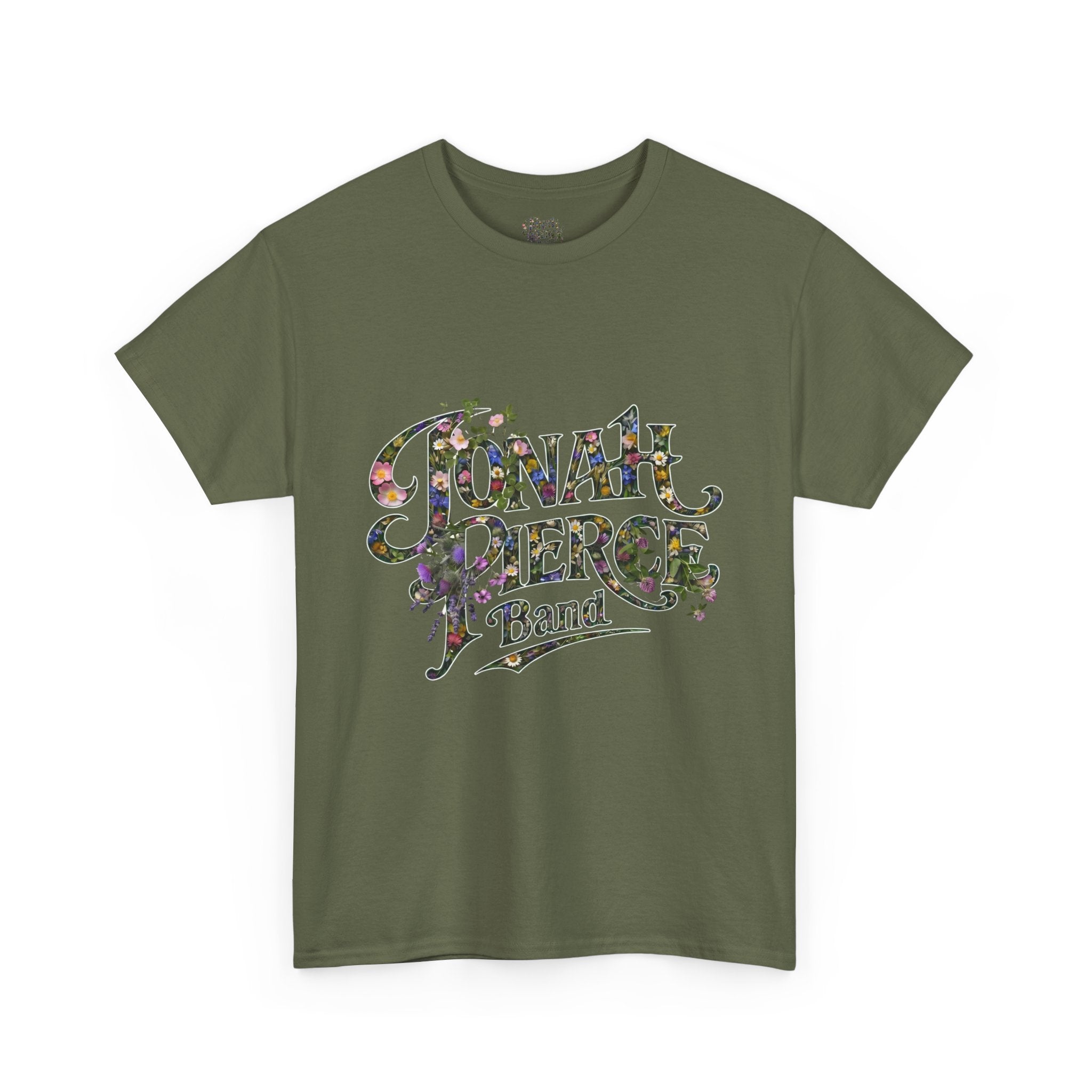 Jonah Pierce Band Wildflowers Logo T-shirt (Front Logo)